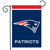 Briarwood Lane New England Patriots NFL licensed garden flag with patriotic colors and logo design.