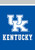 Briarwood Lane Kentucky Wildcats NCAA Licensed Garden Flag with UK logo and text on blue background.