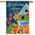Birdhouse & Berries Welcome Spring House Flag