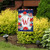 Patriotic Monogram Letter W Garden Flag