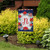 Patriotic Monogram Letter N Garden Flag