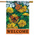 Sunny Monarchs Spring House Flag
