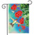 Hummingbirds Spring Garden Flag