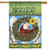 Welcome Nest Fall Wreath House Flag