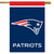 Briarwood Lane New England Patriots NFL licensed house flag with patriotic colors and logo design.