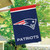 Briarwood Lane New England Patriots NFL licensed house flag with patriotic colors and logo design.