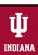 Briarwood Lane Indiana Hoosiers NCAA Licensed small garden flag with white logo and text on red.