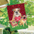 Puppy Love Valentine's Day House Flag