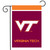Briarwood Lane Virginia Tech Hokies NCAA licensed garden flag, colorful decorative banner for yard display.