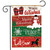 Holiday Season Burlap Garden Flag