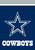 Briarwood Lane Dallas Cowboys NFL licensed house flag with blue background and white star logo.