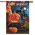 Black Cat Halloween Hat House Flag
