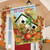 Bird Neighbors Fall House Flag