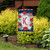 Patriotic Monogram Letter K Garden Flag