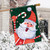 Candy Cane Santa Holiday House Flag