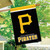 Briarwood Lane Pittsburgh Pirates MLB licensed house flag, black with yellow and white details.