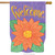 Gerbera Bloom Welcome House Flag