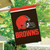 Briarwood Lane Cleveland Browns NFL licensed house flag with orange, white, and brown design elements.