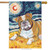 Van Growl Bulldog Dog House Flag