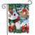 Christmas Birdhouse Garden Flag