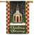 Christmas Blessings Primitive House Flag