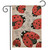 Ladybug Spring Burlap Garden Flag