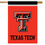 Briarwood Lane Texas Tech Red Raiders NCAA Licensed house flag with large TT logo and text.