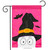 Peeking Ghost Halloween Applique Garden Flag