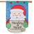 Naughty or Nice Christmas Applique House Flag