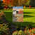 Autumn Bridge Sunset Garden Flag