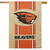 Oregon State Beavers Burlap Licensed NCAA House Flag