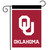 Briarwood Lane Oklahoma Sooners NCAA Licensed small garden flag with colorful printed OU logo and text.
