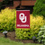 Briarwood Lane Oklahoma Sooners NCAA Licensed small garden flag with colorful printed OU logo and text.