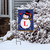 Winter Snowman Monogram Letter L Garden Flag