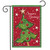 Briarwood Lane festive Christmas tree garden flag with colorful seasonal decor for porch or yard display.
