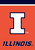 Illinois Fighting Illini NCAA Licensed House Flag