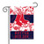 Boston Red Sox Floral MLB Garden Flag
