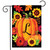 Fall Pumpkin Monogram Letter L Garden Flag