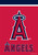 Briarwood Lane Los Angeles Angels MLB Licensed Garden Flag with red and blue team logo.