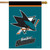 San Jose Sharks NHL Licensed House Flag