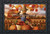 Briarwood Lane Autumn Scarecrow Harvest Doormat with scarecrow dog pumpkins and apples on rustic porch.