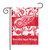 Detroit Red Wings Floral NHL Garden Flag