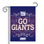 New York Giants Paisley NFL Garden Flag