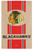 Chicago Blackhawks Burlap House Flag