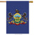 State of Pennsylvania Applique House Flag
