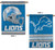 Detroit Lions 2 Sided House Flag