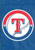 Texas Rangers Applique Garden / Window Flag MLB