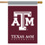 Briarwood Lane Texas A&M Aggies NCAA Licensed House Flag, official college sports banner display.