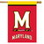 Briarwood Lane Maryland Terrapins NCAA Licensed House Flag, red with white M and yellow accents.