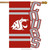 Washington State Cougars Licensed NCAA House Flag